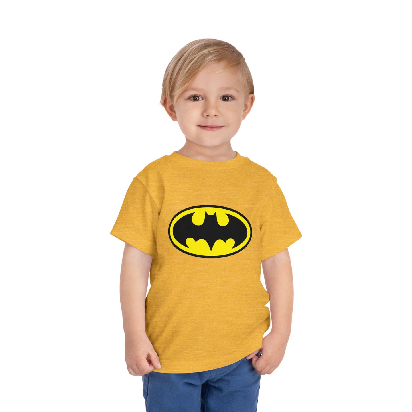 Batman Toddler Short Sleeve Tee - Superhero Shirt for Kids, Birthday Gift, Adventure Wear, Playtime Apparel, Comic Fan Clothing