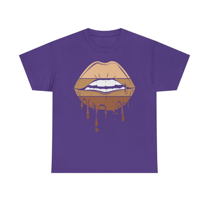 Chic Bold Lip Graphic Tee - Unisex Heavy Cotton