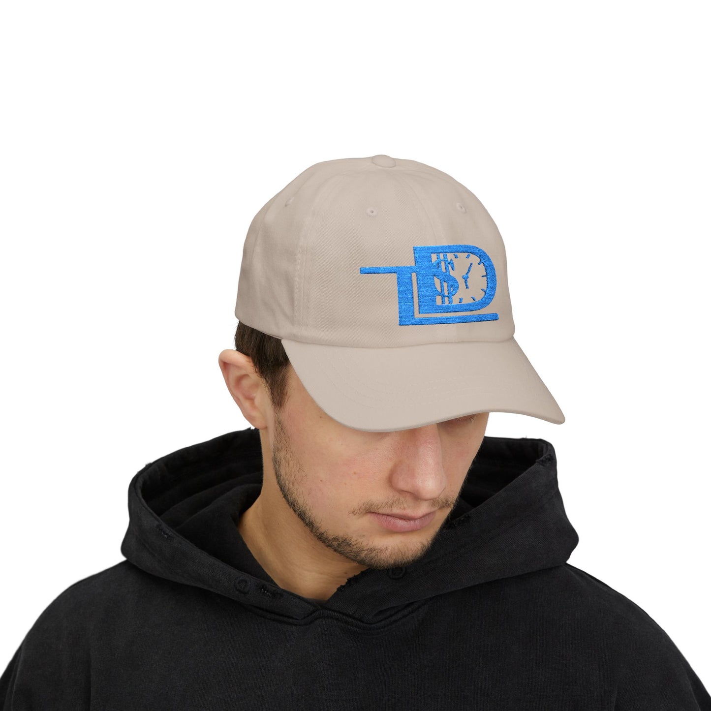 Classic Dad Cap with Funky Clock Design, Adjustable Baseball Hat, Trendy Accessory for Dads, Perfect Gift for Father's Day, Casual Style