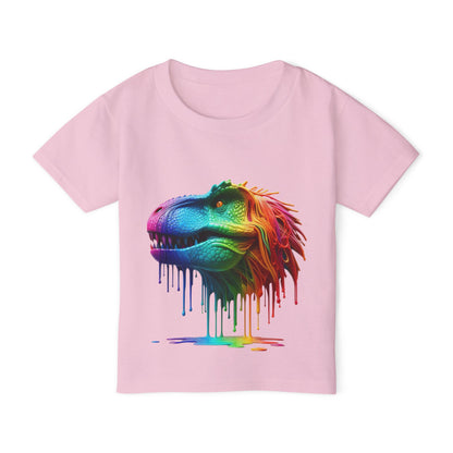 Rainbow T-Rex Toddler T-Shirt - Fun & Colorful Dino Tee for Kids