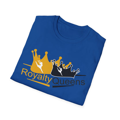 Royalty Queens T-Shirt, Unisex Softstyle Tee, Perfect for Gifts, Birthday Celebrations, Casual Wear, Empowerment Fashion, Unique Style