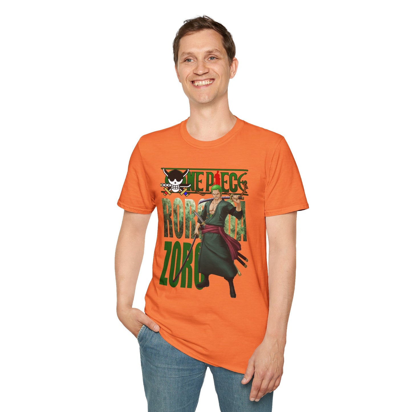 Epic Zoro Unisex Softstyle T-Shirt - One Piece Fan Apparel
