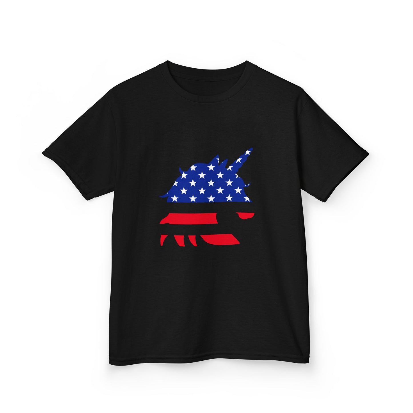 Patriotic Unicorn Kids Heavy Cotton Tee