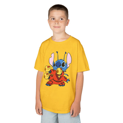 Colorful Kids Tee with Fun Cartoon Design