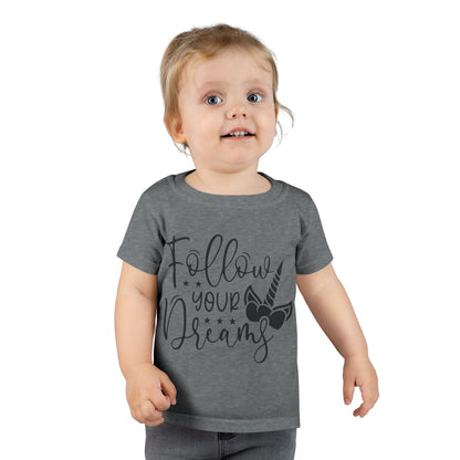 Toddler T-Shirt - Follow Your Dreams Unicorn Tee