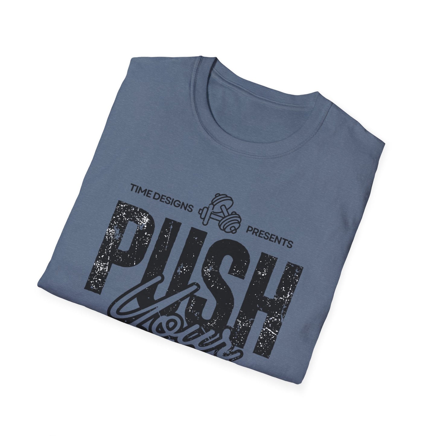 Motivational Unisex Softstyle T-Shirt - 'Push Your Limit'