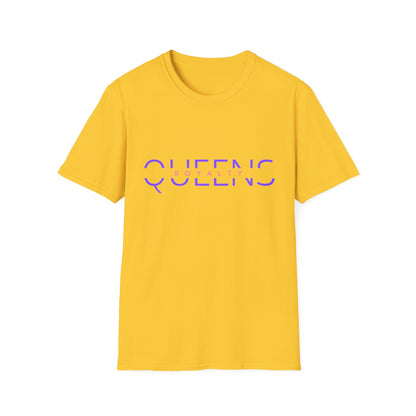 Queens Loyalty Unisex Softstyle T-Shirt, Feminist Tee, Gift for Her, Birthday Gift, Casual Fashion, Pride Apparel