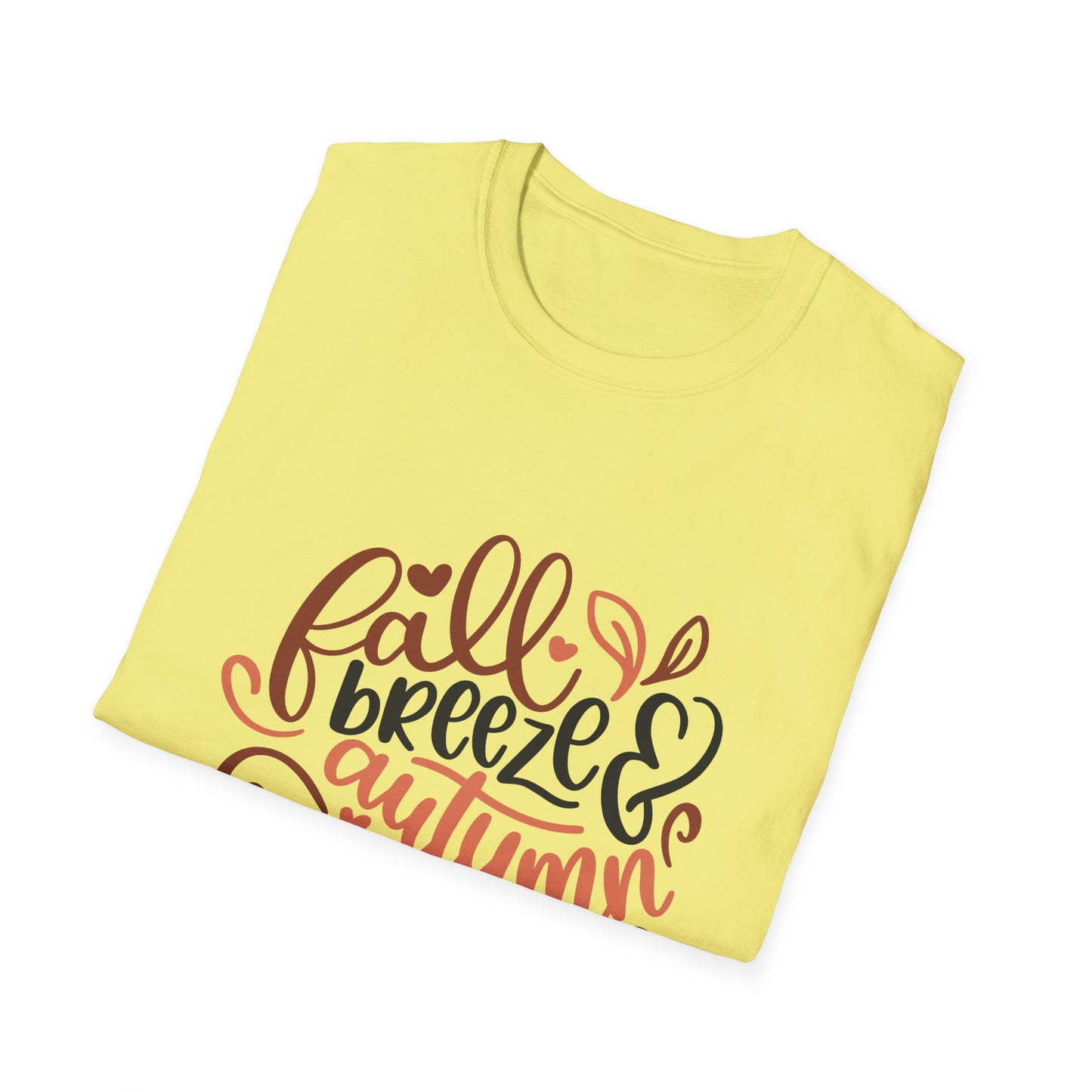 Cozy Autumn Unisex T-Shirt - Fall Breeze & Autumn Leaves, Seasonal Tee, Gift for Fall Lovers, Harvest Outfit, Stylish Casual Wear