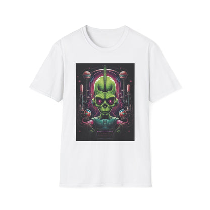 Alien Invader Graphic Unisex Softstyle T-Shirt