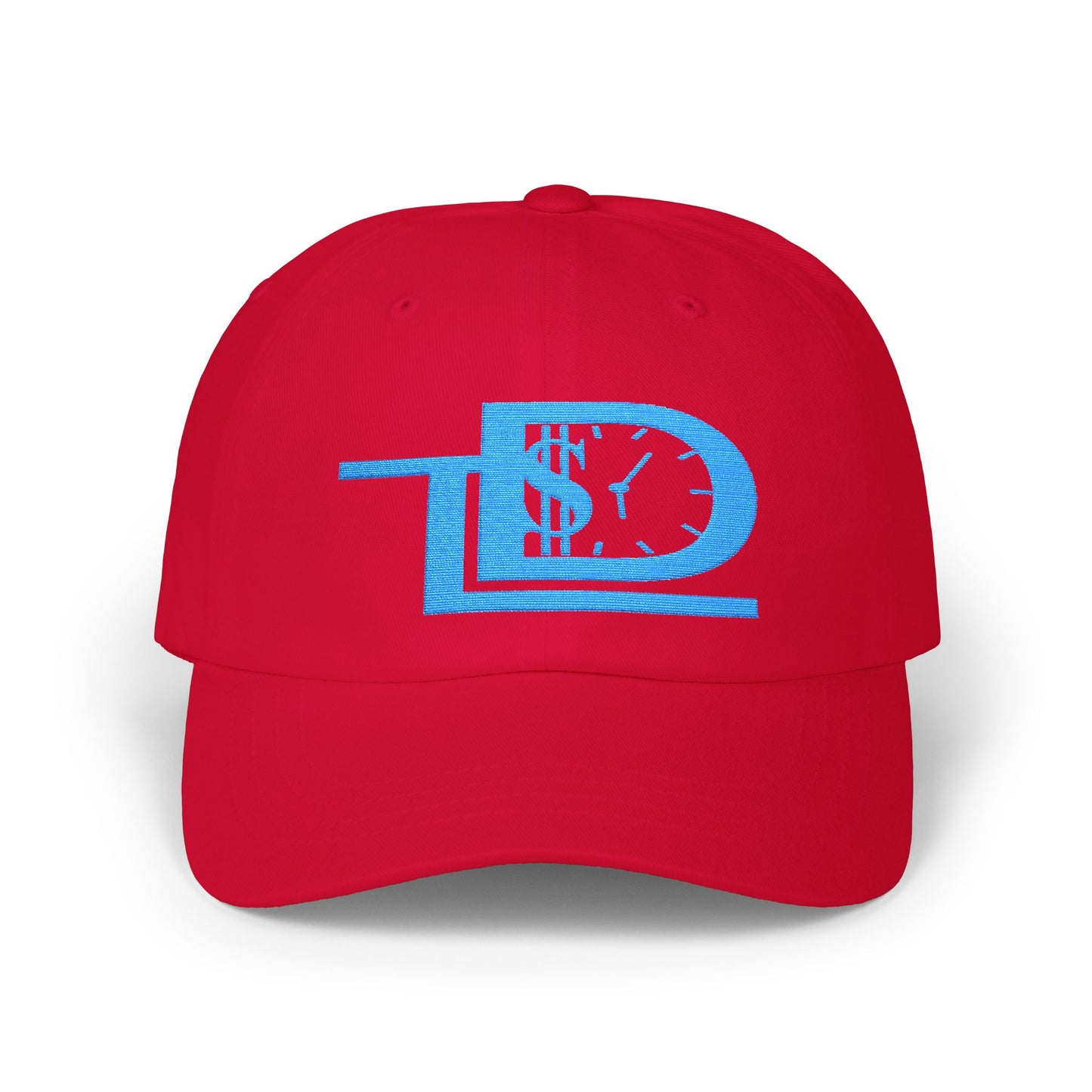 Classic Dad Cap with Funky Clock Design, Adjustable Baseball Hat, Trendy Accessory for Dads, Perfect Gift for Father's Day, Casual Style