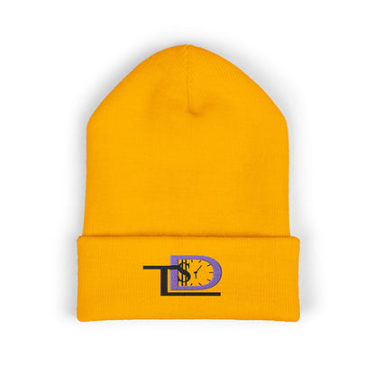 Classic Cuffed Beanie with Embroidered Design, Winter Hat, Casual Beanie, Gift for Him/Her, Cozy Accessory, Streetwear Style