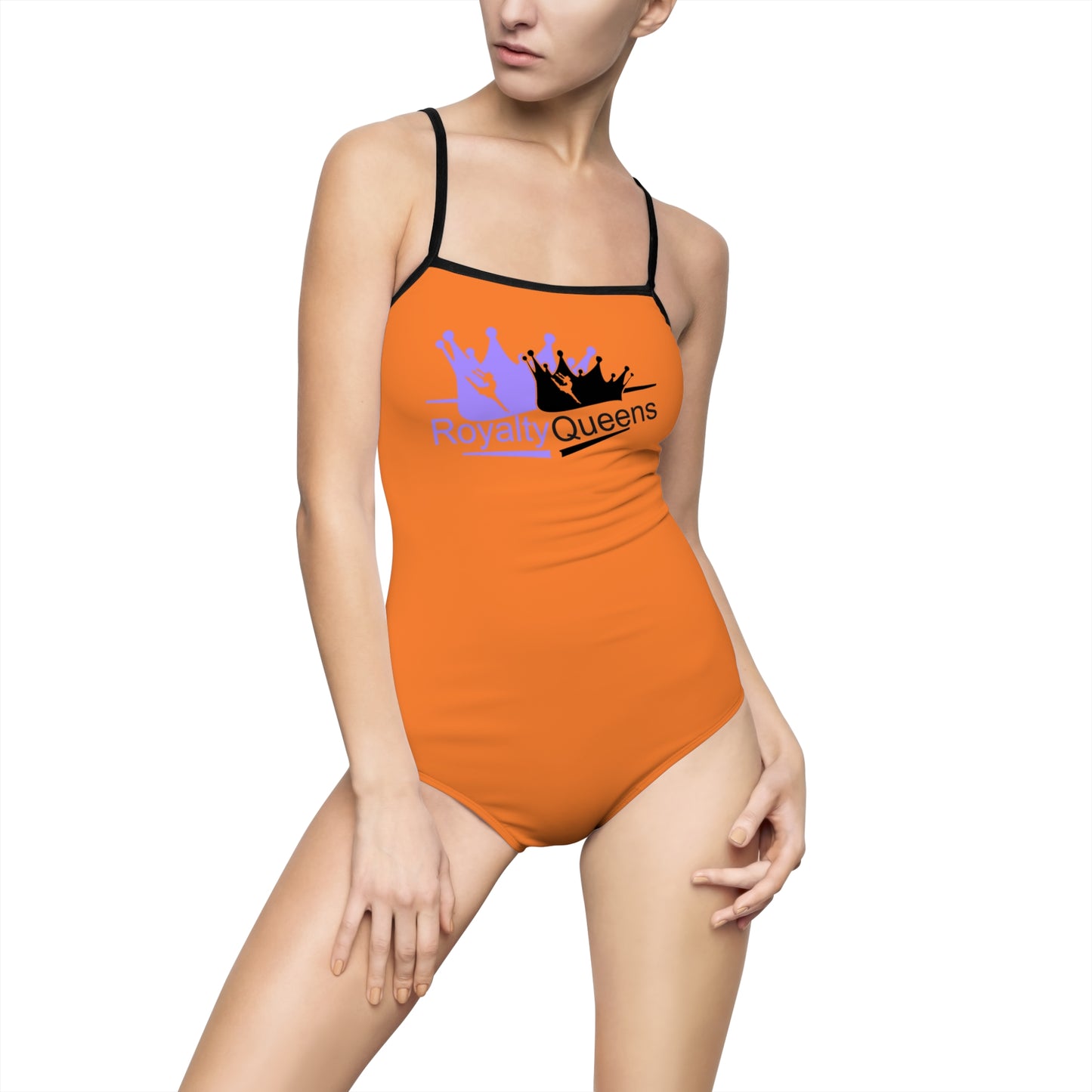 Queens' Royal One-Piece Swimsuit | Beachwear, Summer Swim, Pool Party, Vacation Attire, Birthday Gift