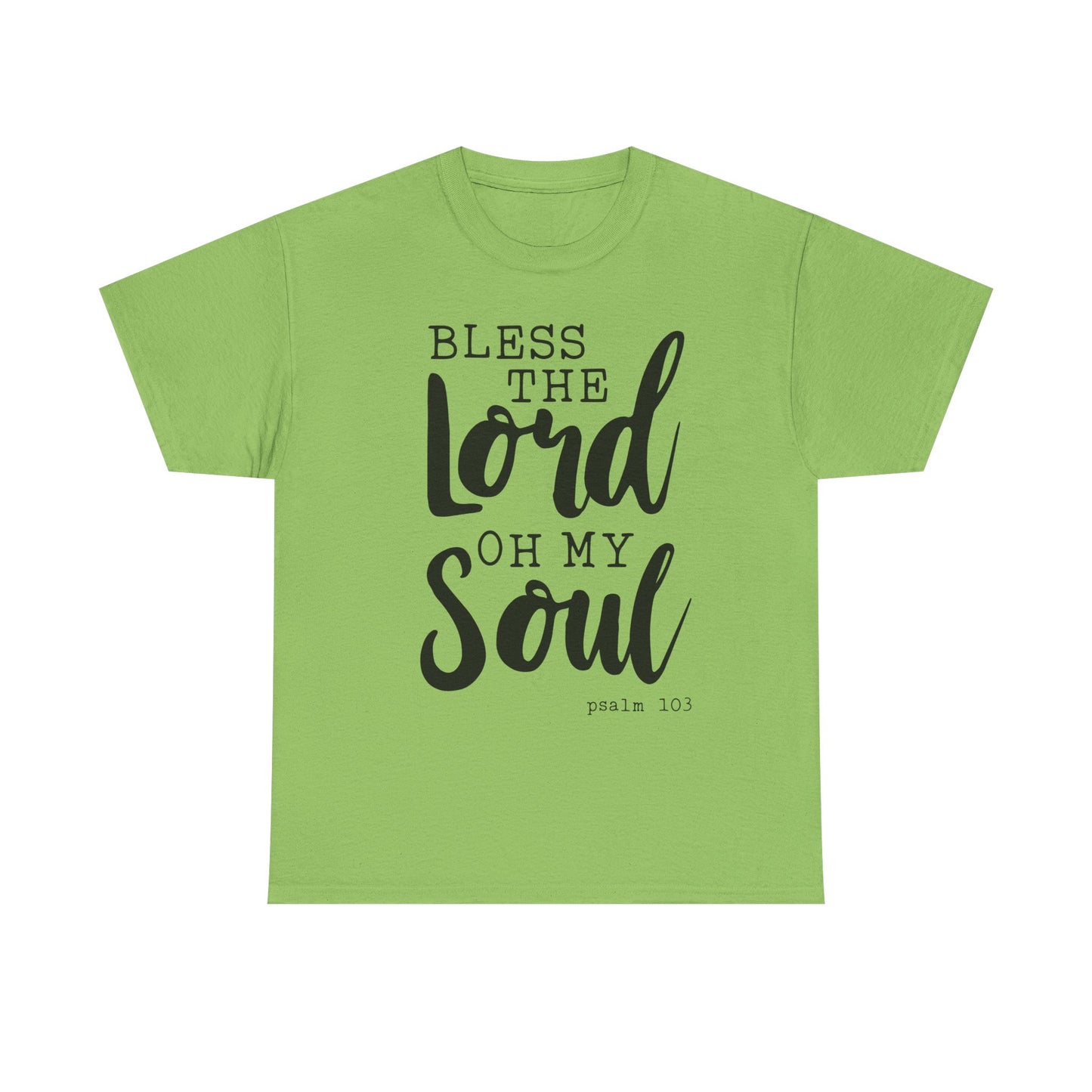 Bless the Lord Unisex Heavy Cotton Tee - Inspirational Christian Shirt