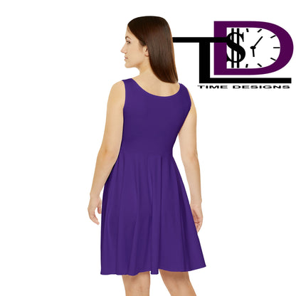 Royalty Queens Women's Skater Dress, Fun Summer Dress, Casual Everyday Outfit, Gift for Queens, Birthday Party Dress