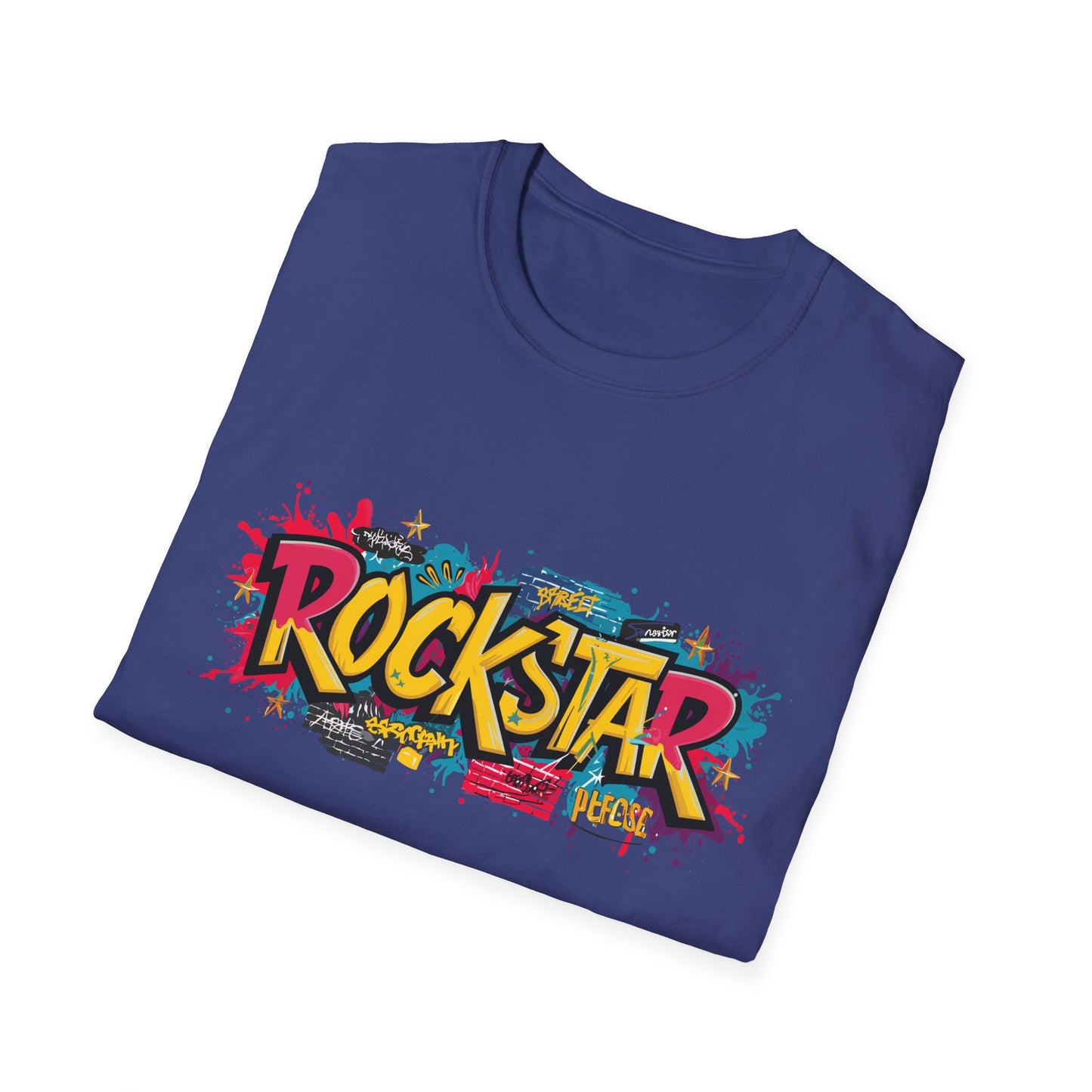 Rockstar Graphic Unisex T-Shirt, Music Lover Gift, Festival Wear, Cool Casual Tee, Birthday Present, Unisex Softstyle Shirt