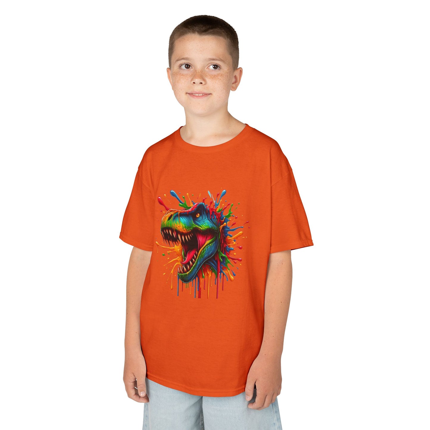 Colorful Dinosaur Kids Heavy Cotton™ Tee