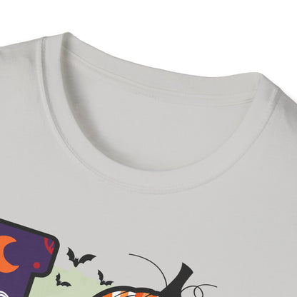 Halloween Love T-Shirt | Unisex Softstyle Tee for Fall | Spooky Season Apparel | Cute Halloween Shirt | Gift for Ghost Lovers