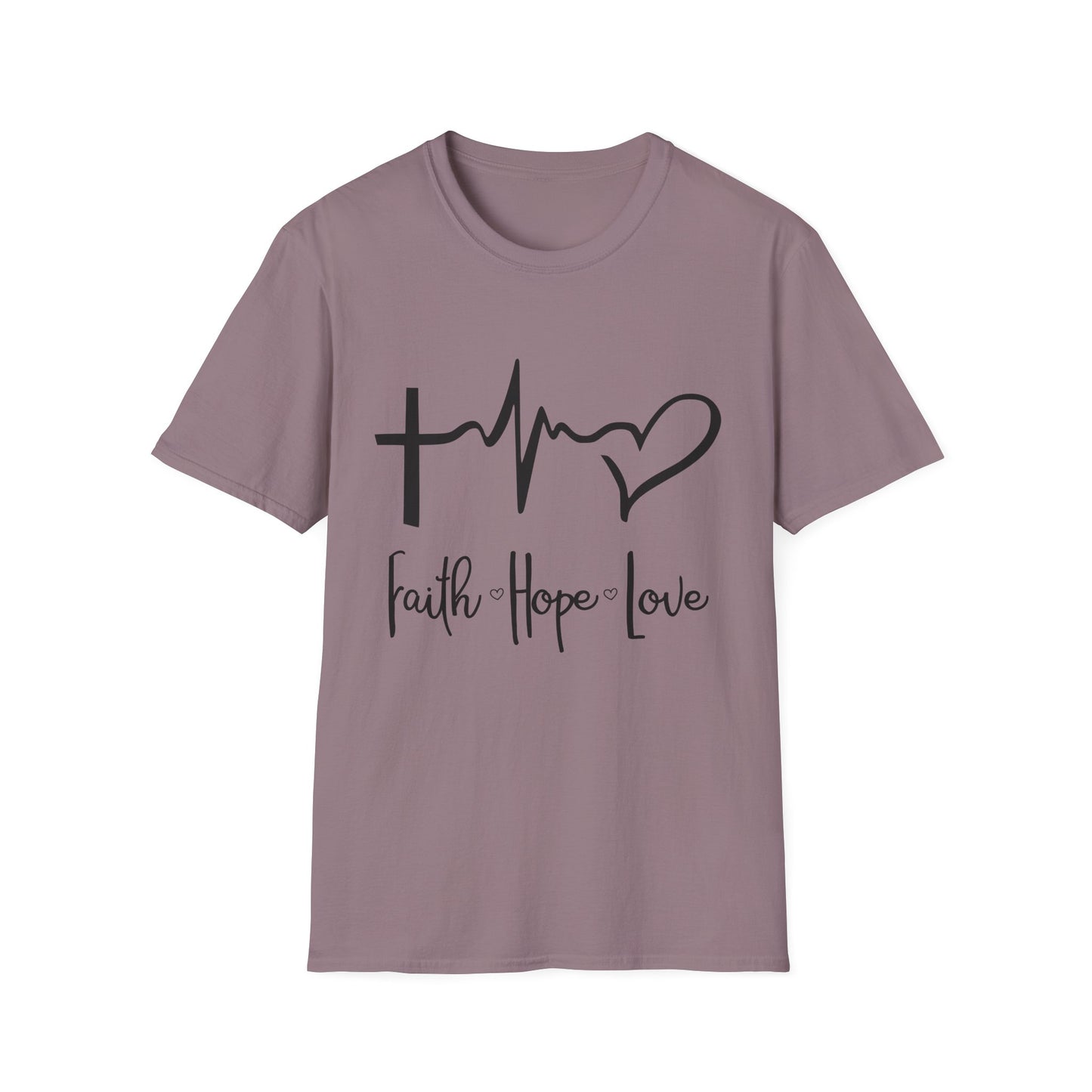 Faith Hope Love Unisex T-Shirt - Inspirational Graphic Tee for Everyday Wear