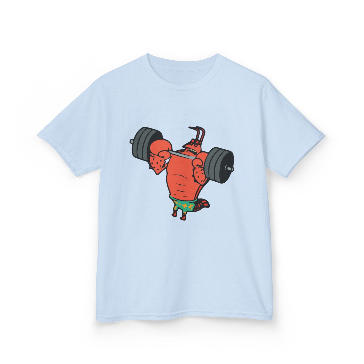 Kids Fitness Lobster Tee, Funny Kids T-Shirt, Gym Humor Tee, Nautical Theme Shirt, Gift for Young Athletes