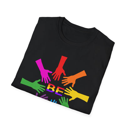 Rainbow Hands Unisex T-Shirt | Be Yourself, Inclusive Apparel, Pride Clothing, Gift for Friends, LGBTQ+ Pride