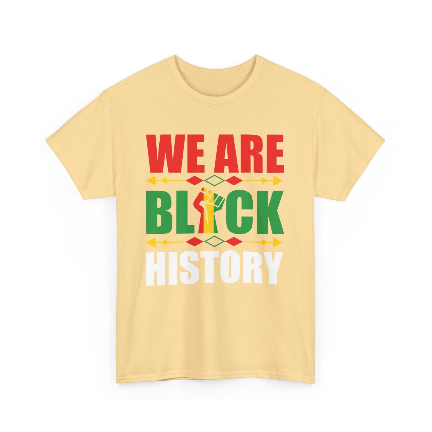 Unisex Heavy Cotton Tee - WE ARE BLACK HISTORY - Statement Tee, Celebrate Black History Month, Cultural Pride Apparel, Gift for [...]