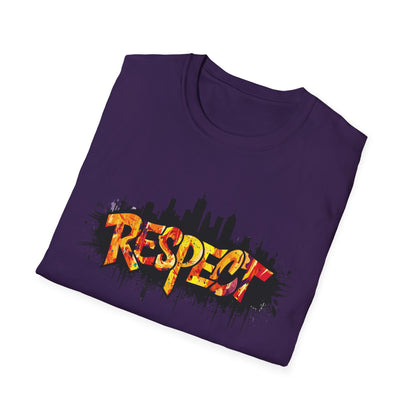 Respect Graphic Unisex T-Shirt, Urban Style Tee, Streetwear Top, Casual Wear, Gift for Friends, Stylish Statement Shirt