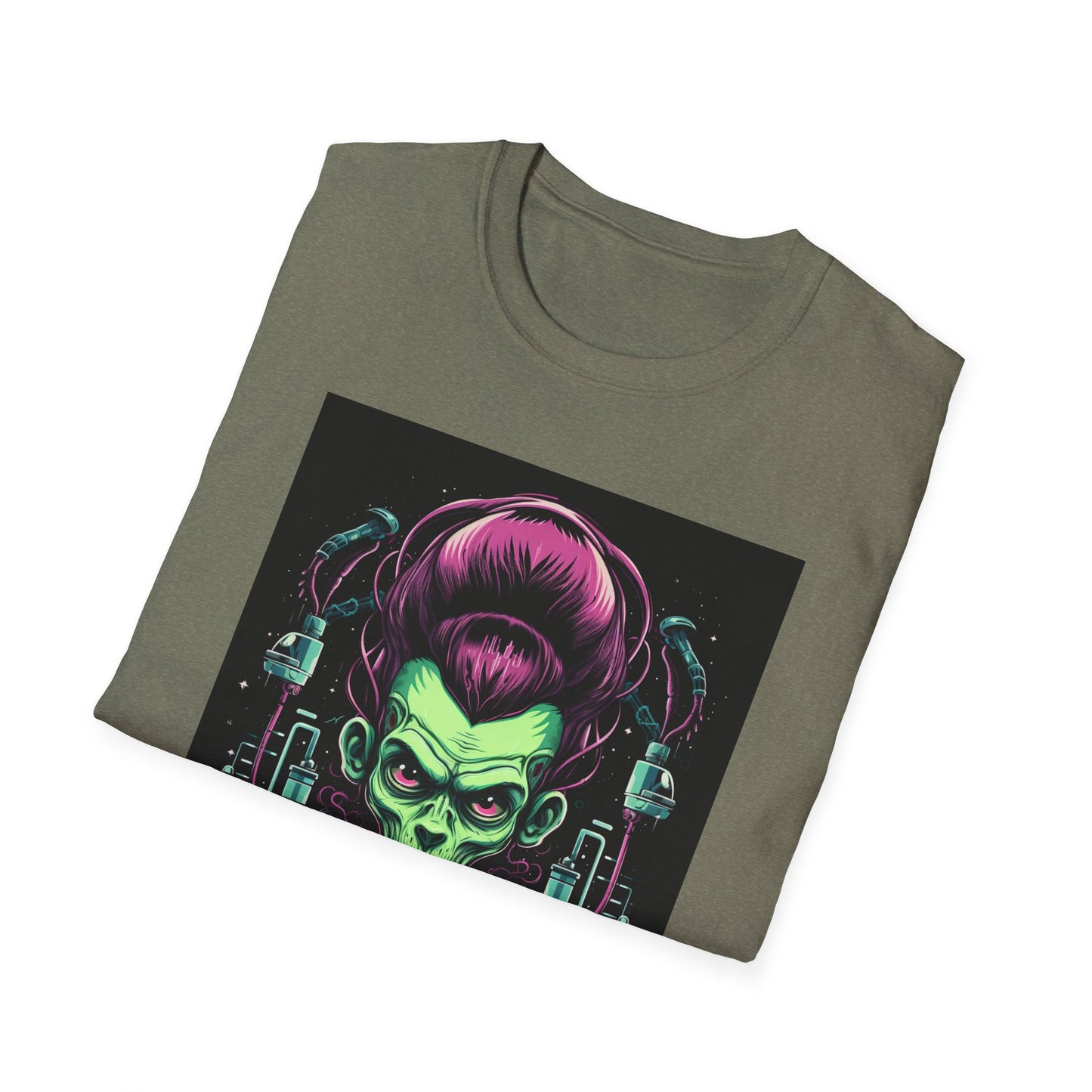 Cosmic Sci-Fi Graphic T-Shirt - Unisex Softstyle