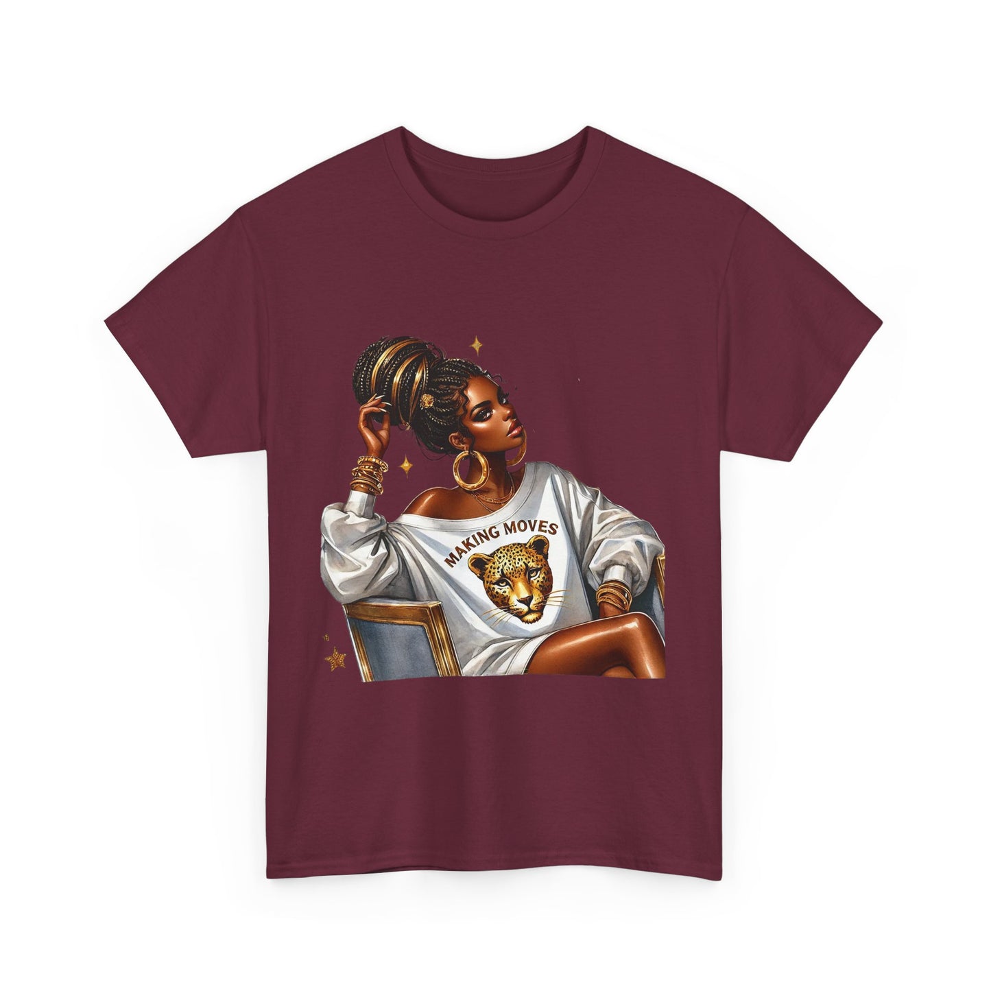 Empowering Women Graphic Tee - 'Making Moves' Heavy Cotton Unisex T-Shirt