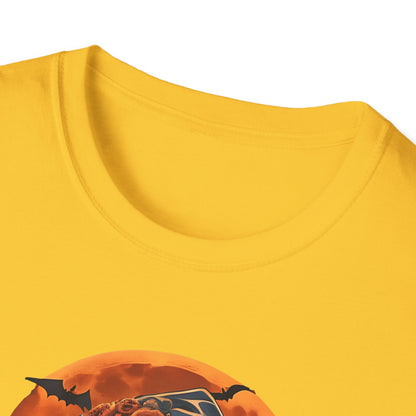 Spooky Halloween Graphic Tee, Unisex Softstyle T-Shirt, Fall Fashion, Halloween Costume, Pumpkin Decor, October Celebration