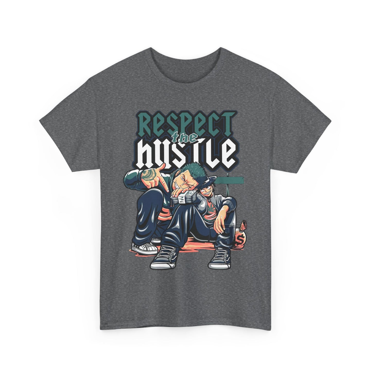 Respect the Hustle Unisex Heavy Cotton Tee - Streetwear Style Graphic Tee