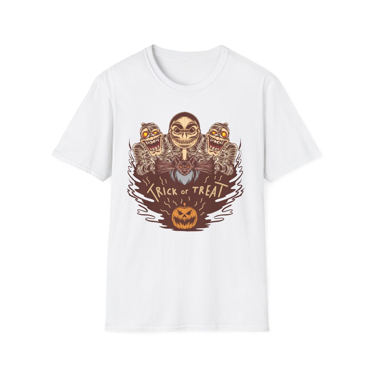 Halloween Trick or Treat Unisex T-Shirt, Spooky Shirt, Fall Fashion, October Celebration Tee, Halloween Costume Tee