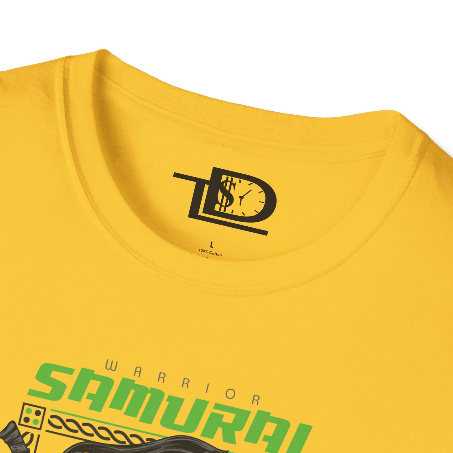 Samurai Graphic Tee, Unisex Softstyle T-Shirt, Anime Casual Wear, Gift for Gamers, Streetwear Fashion, Perfect for Conventions