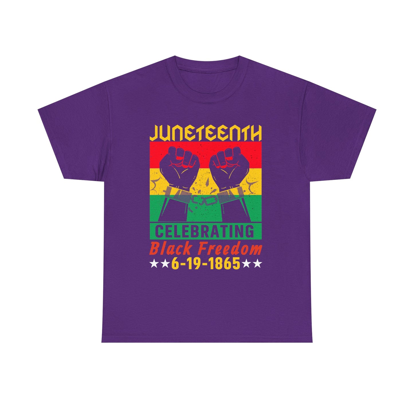 Juneteenth Celebration Tee, Unisex Cotton Shirt, Black Freedom T-Shirt, 6-19-1865 Heritage Top, Summer Festival Apparel, History Shirt
