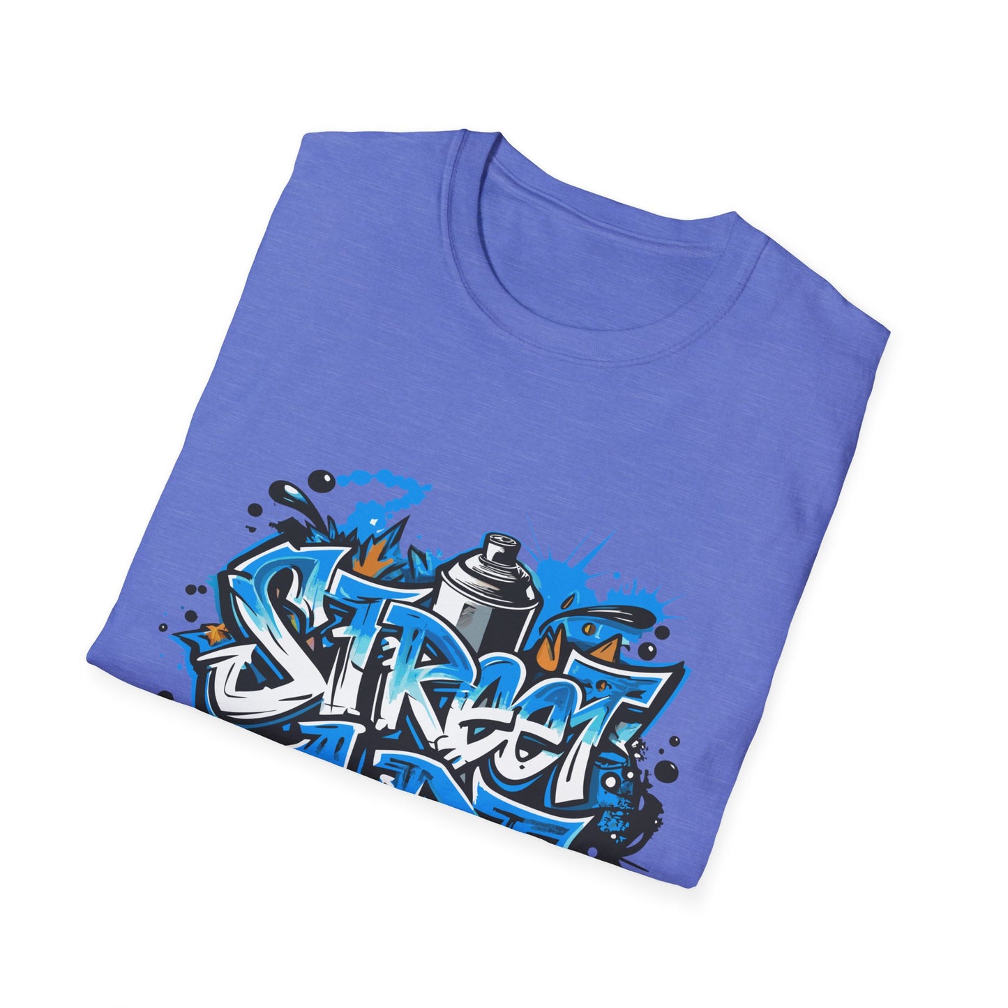 Street Art T-Shirt | Unisex Softstyle Tee, Graffiti Shirt, Urban Vibe Apparel, Casual Streetwear, Gift for Art Lovers