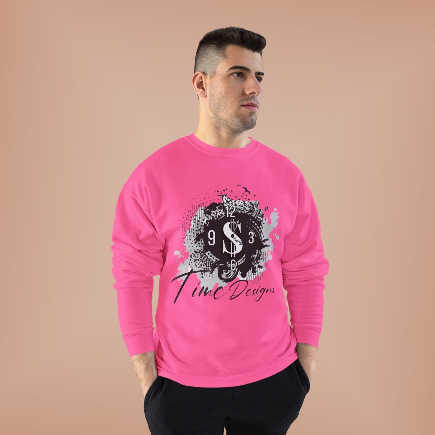 Unisex Eco-Friendly Graphic Crewneck Sweatshirt