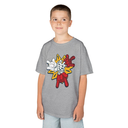 Kids Superhero Graphic Tee - Go Webs Go!