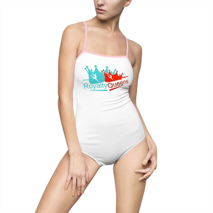 Royalty Queens Women's One-Piece Swimsuit, Beachwear, Summer Vacation, Pool Party, Swimwear, Gift for Her