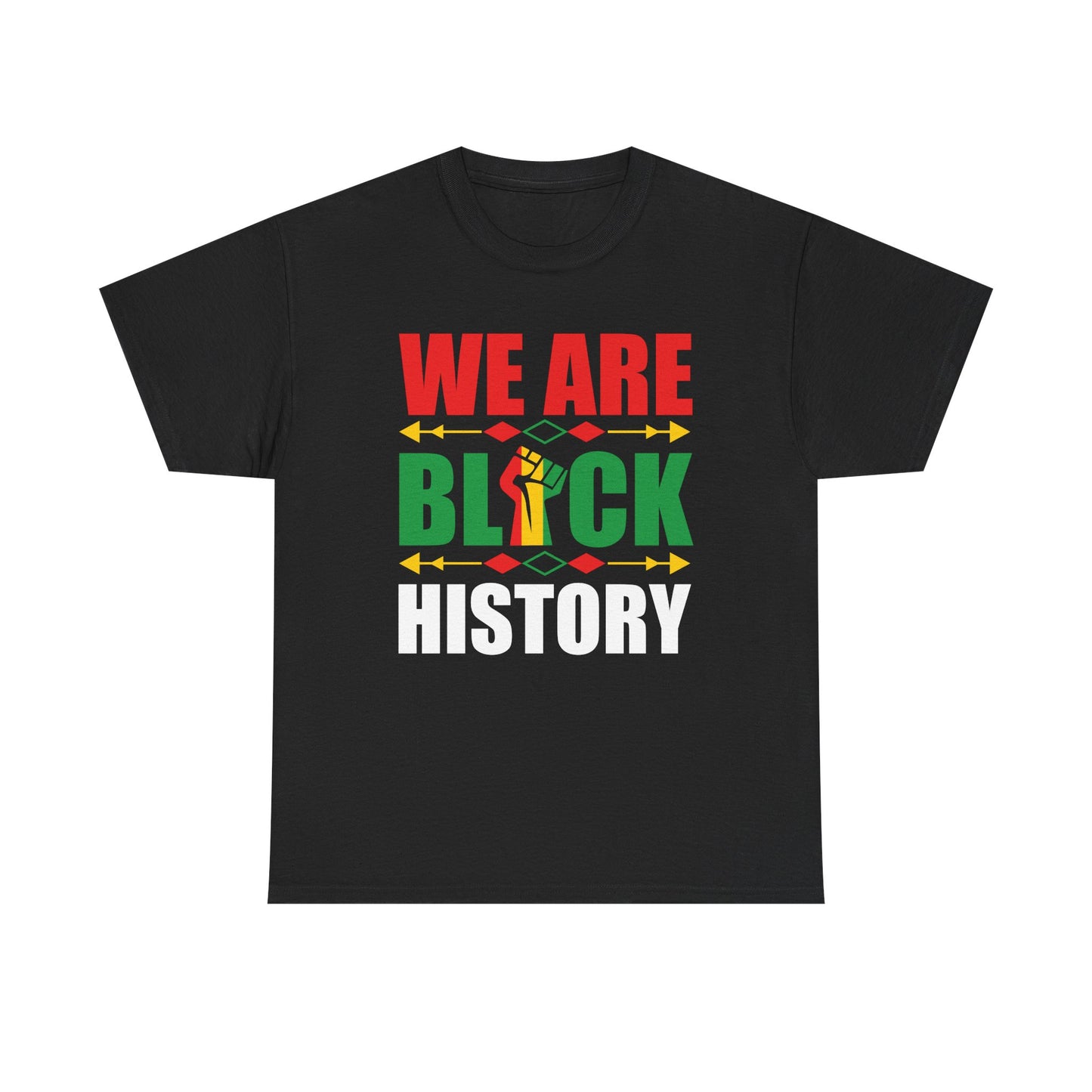 Unisex Heavy Cotton Tee - WE ARE BLACK HISTORY - Statement Tee, Celebrate Black History Month, Cultural Pride Apparel, Gift for [...]