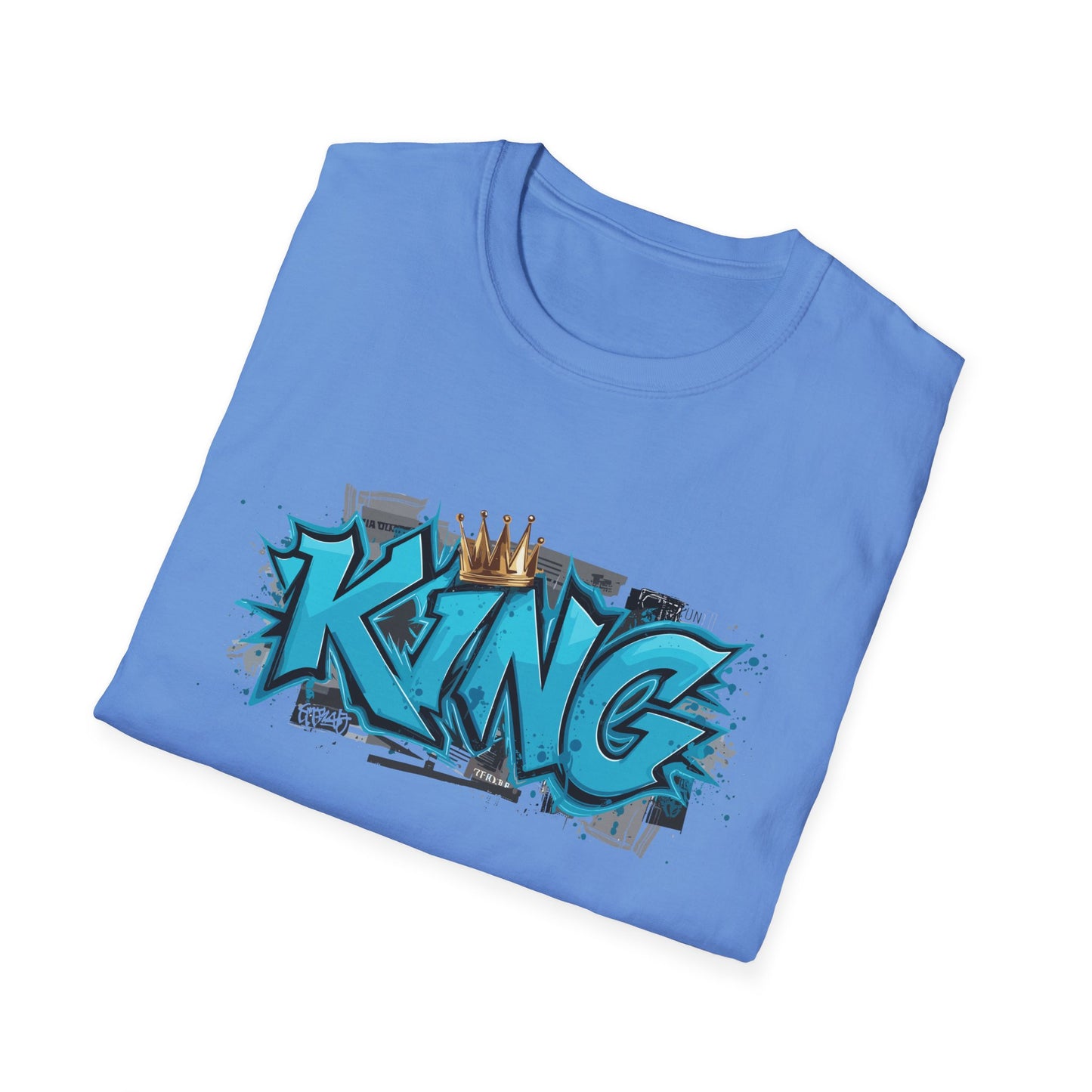 King Graffiti Unisex T-Shirt | Cool Urban Style Tee, Streetwear Fashion, Unique Gift for Him, Self-Expression, Birthday Present