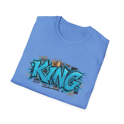 King Graffiti Unisex T-Shirt | Cool Urban Style Tee, Streetwear Fashion, Unique Gift for Him, Self-Expression, Birthday Present