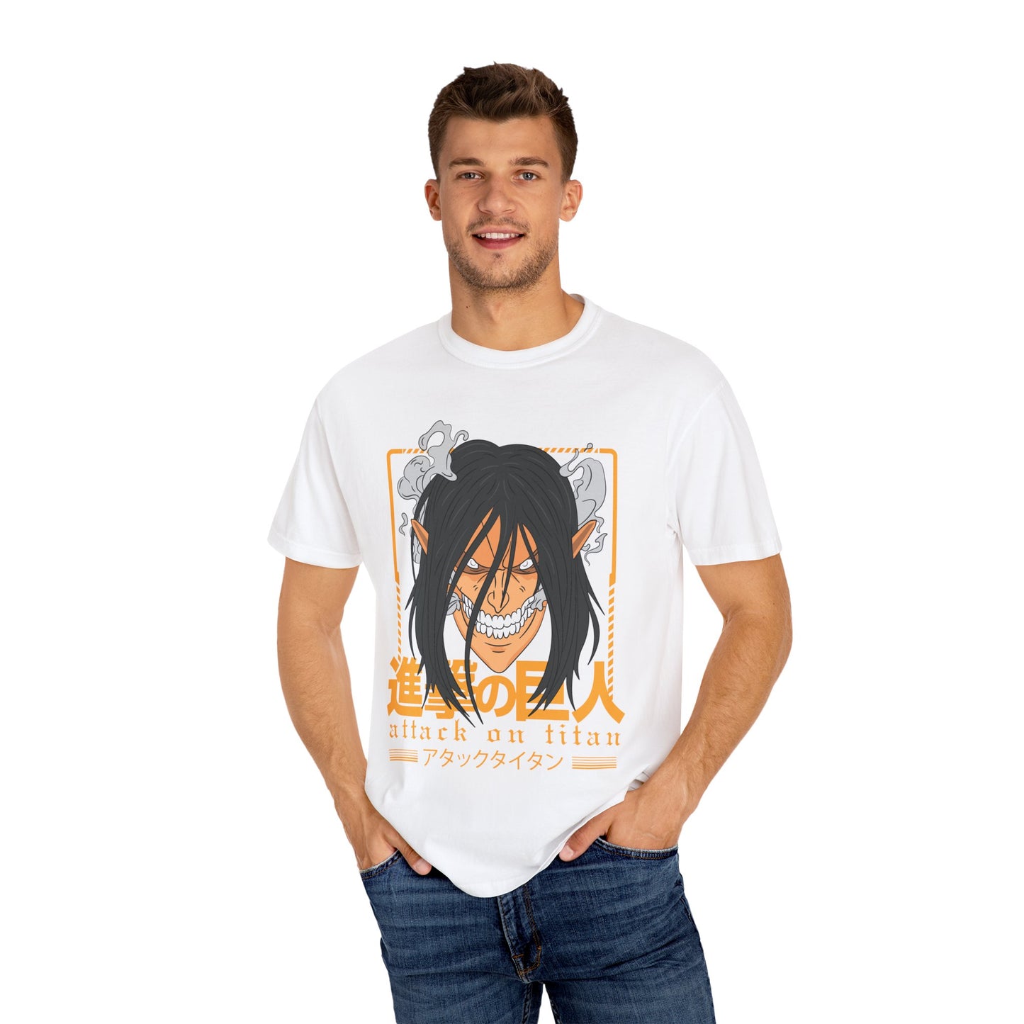 Attack on Titan Unisex Garment-Dyed T-shirt | Manga Fans Shirt | Anime Apparel | Comic Con Gift | Casual Wear | Unique Gift