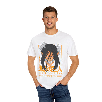 Attack on Titan Unisex Garment-Dyed T-shirt | Manga Fans Shirt | Anime Apparel | Comic Con Gift | Casual Wear | Unique Gift