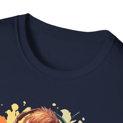 Skull Gamer T-Shirt, Unisex Softstyle Tee, Video Game Shirt, Gift for Gamers, Cool Graphic Tee, Halloween Style Shirt