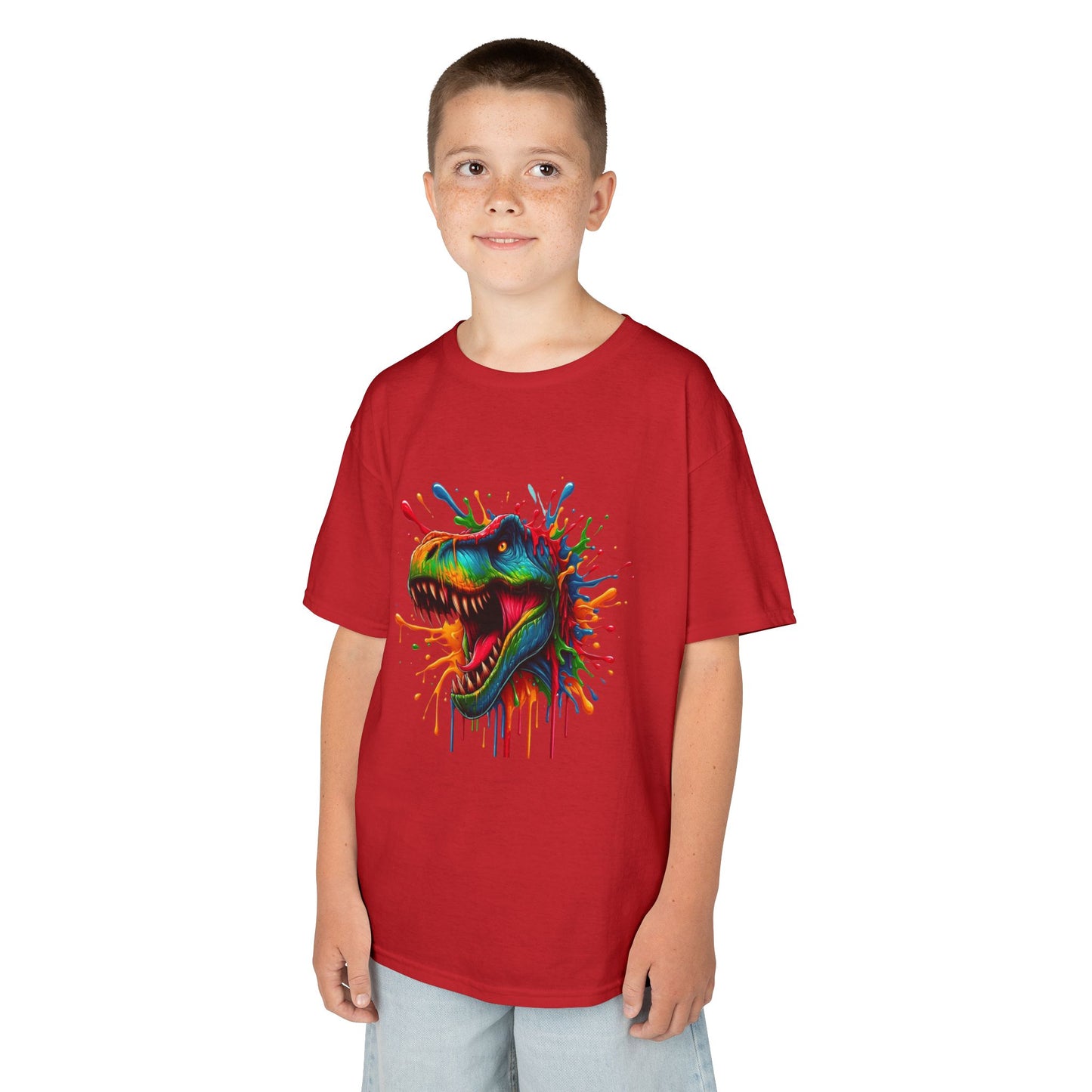 Colorful Dinosaur Kids Heavy Cotton™ Tee