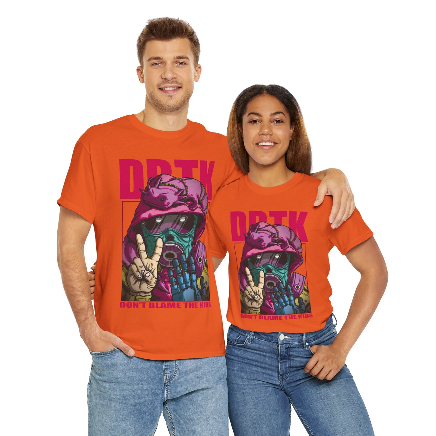 Unisex Heavy Cotton Tee - 'Don't Blame The Kids' Graphic T-Shirt for Trendy Streetwear Lovers