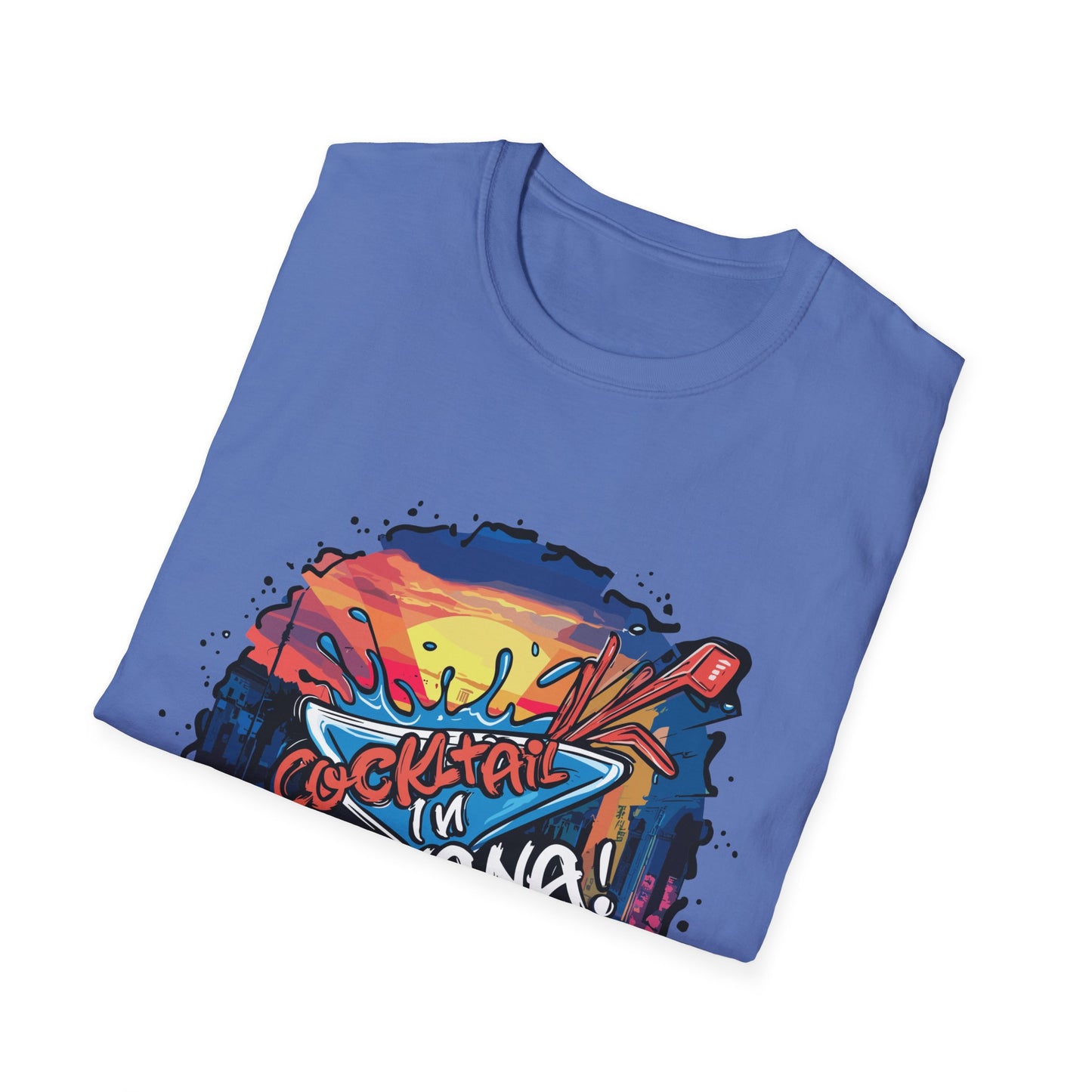 Colorful Cocktail Havana Unisex T-Shirt, Summer Vibes, Beach Wear, Party Shirt, Gift for Friends