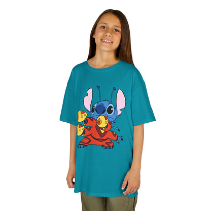 Colorful Kids Tee with Fun Cartoon Design
