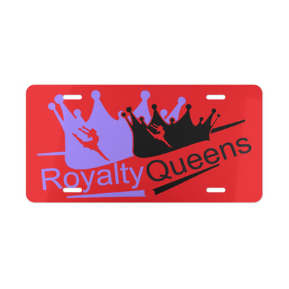 Royalty Queens Vanity Plate - Personalized Car Decor, Fun Gift for Queens, Birthday Celebration, Custom License Plate, Unique Auto Accessory
