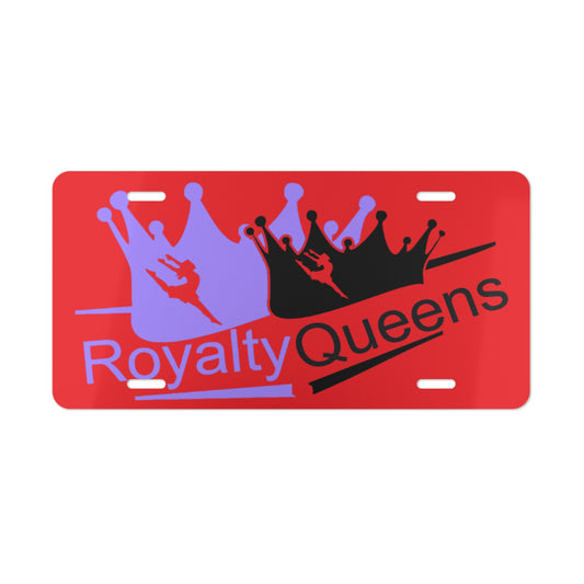 Royalty Queens Vanity Plate - Personalized Car Decor, Fun Gift for Queens, Birthday Celebration, Custom License Plate, Unique Auto Accessory