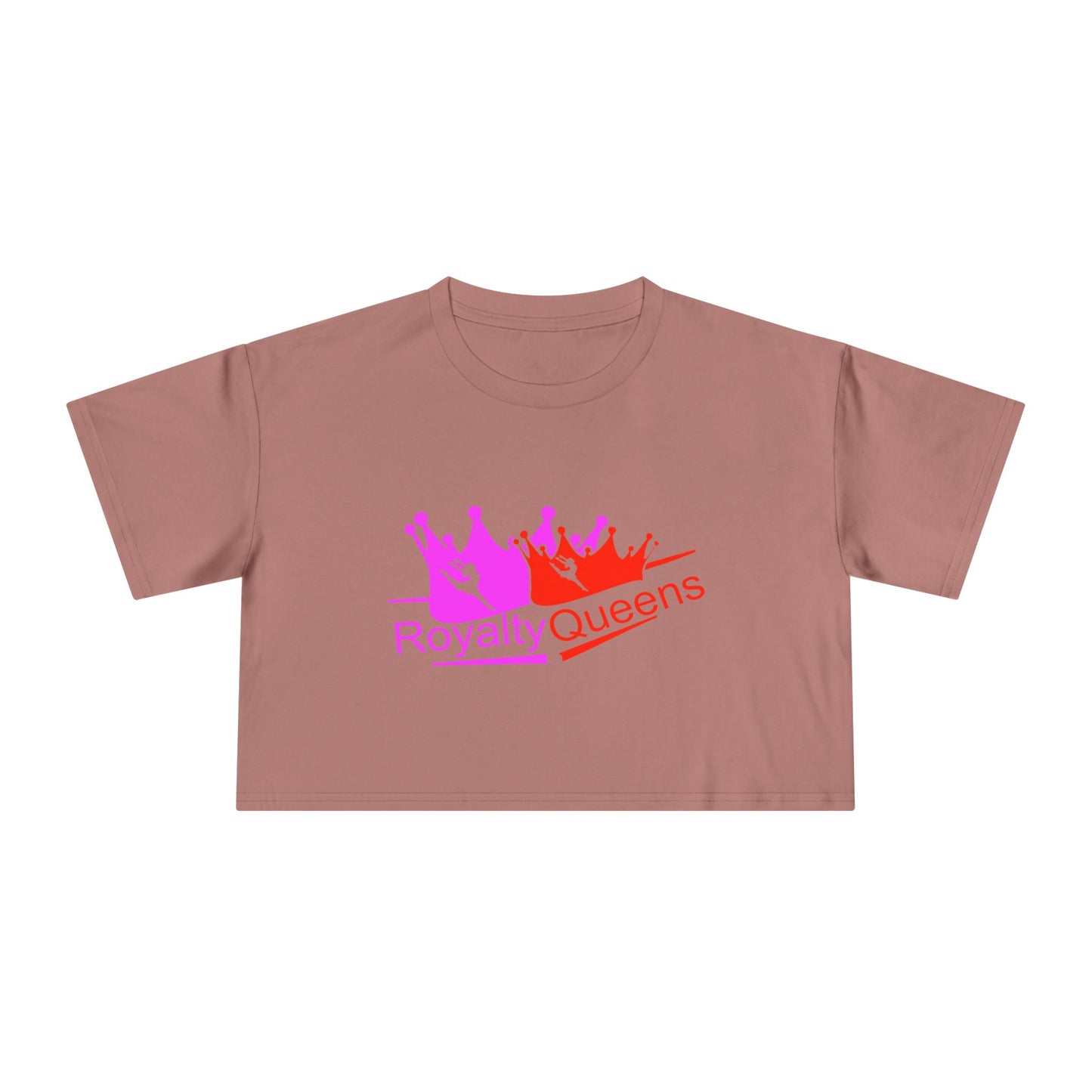 Royalty Queens Women's Crop Tee for Confident Style, Perfect for Festivals, Parties, Birthdays, Gifts & Casual Wear